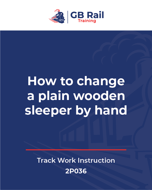 How To Change A Plain Wooden Sleeper By Hand